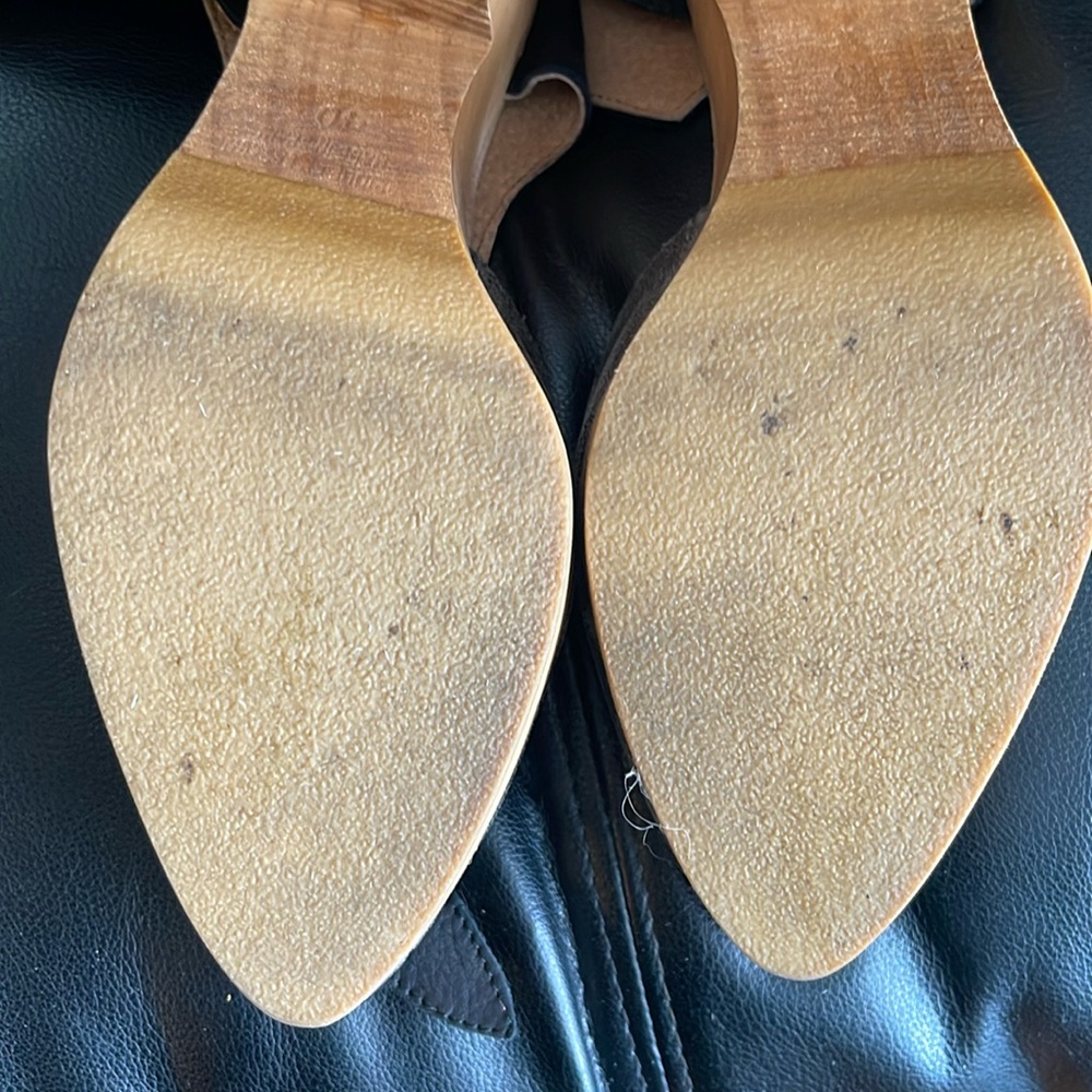 Free People wooden clog platform heels - Picture 3 of 4